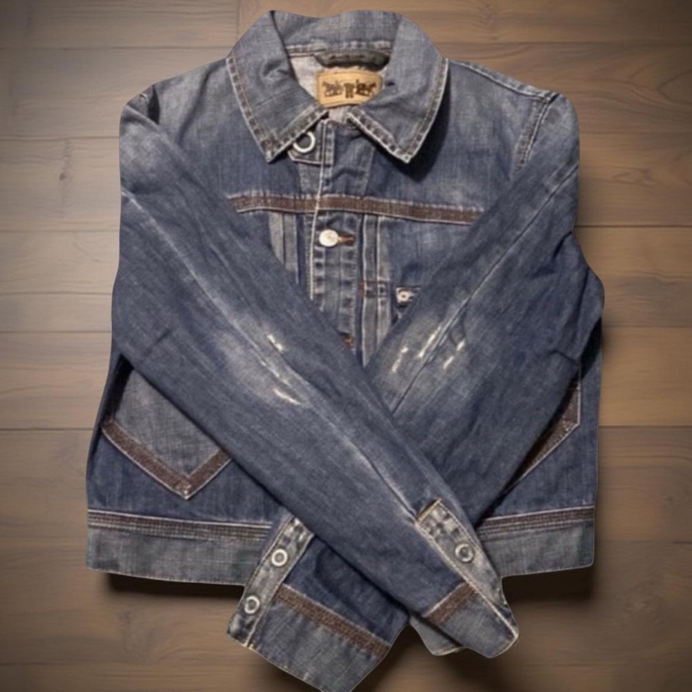 Levi’s Denim Button Up Blue Jean Jacket - Picture 1 of 15
